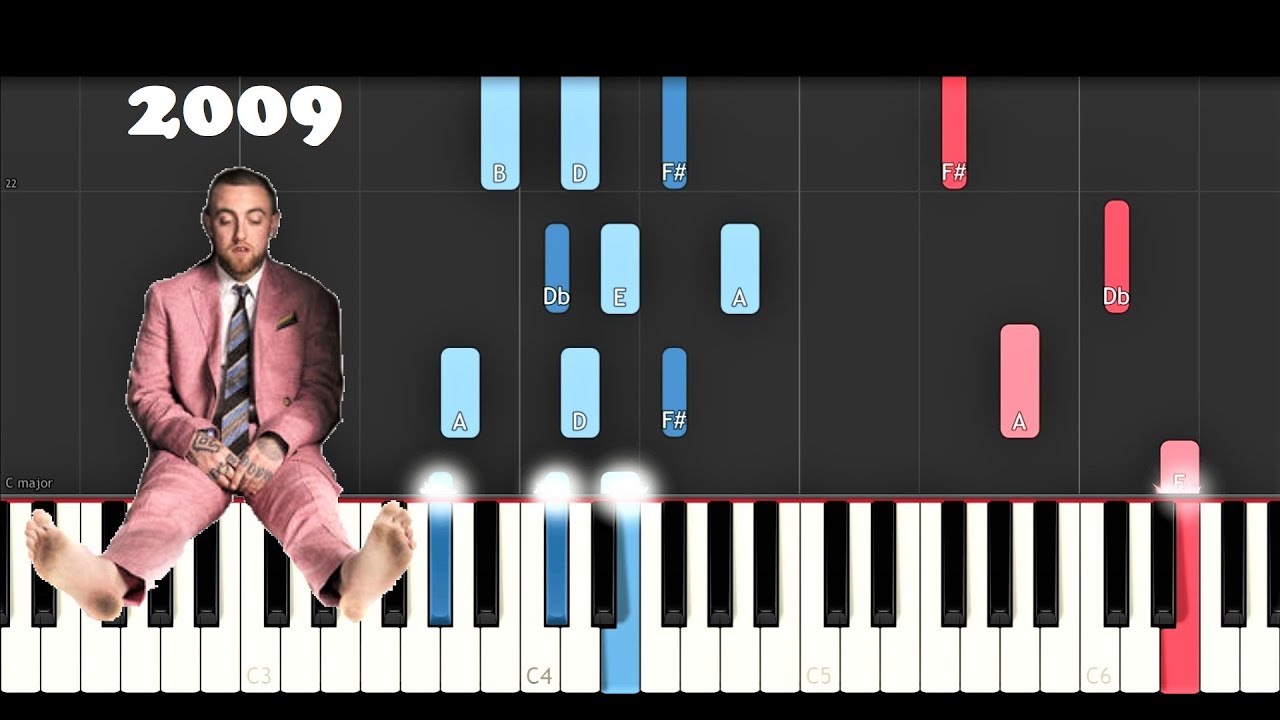 Mac Miller - 2009 (Piano Tutorial)