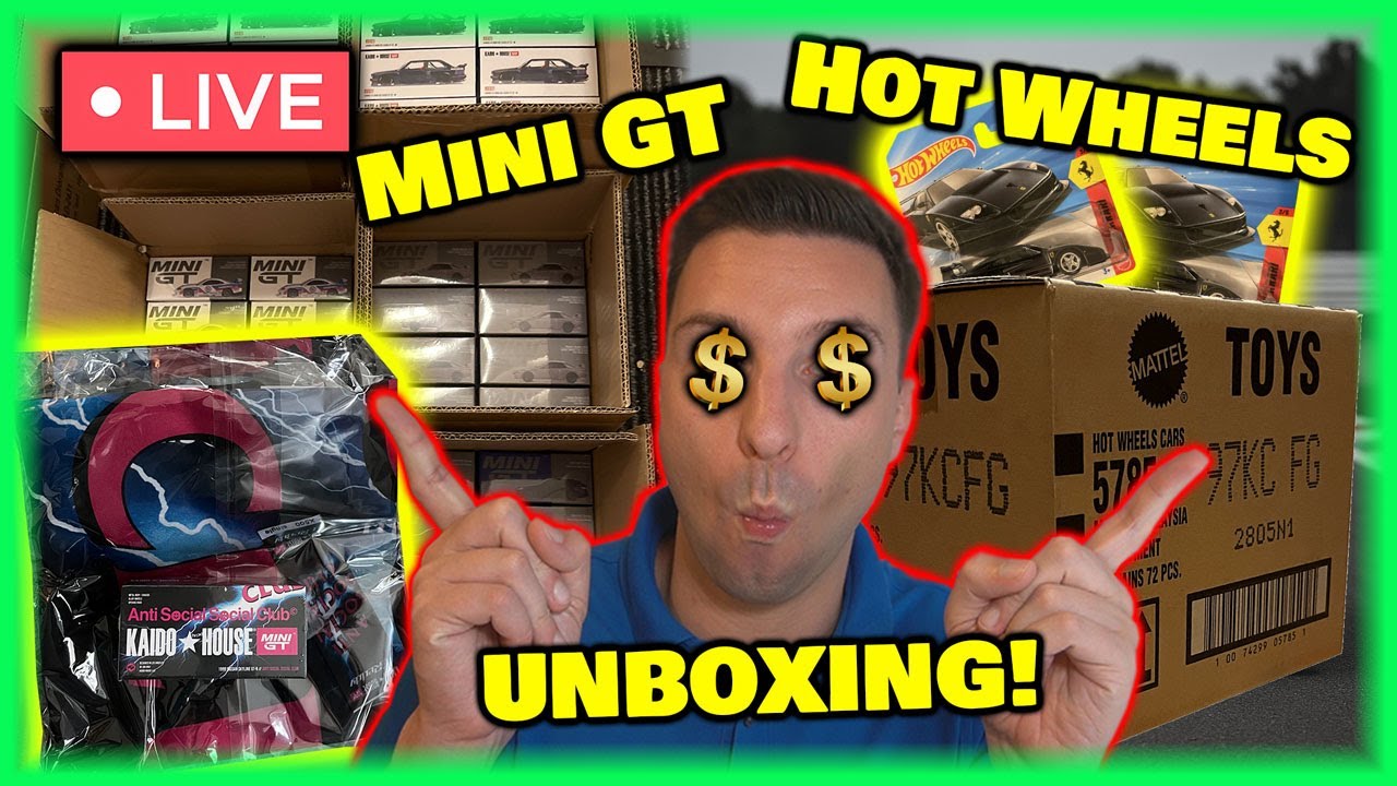 🤑1000€ Hot Wheels & Mini GT UNBOXING!