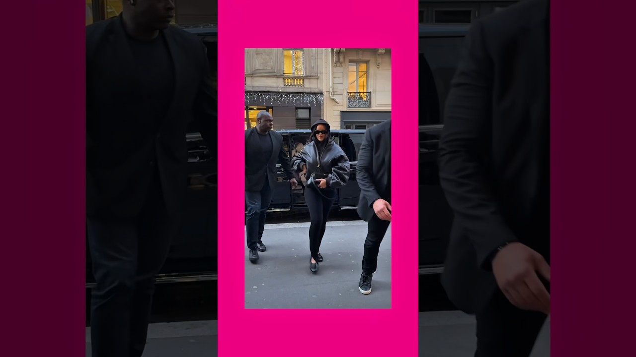 Rihanna With HEAVY Security Presence While Out Shopping 👀