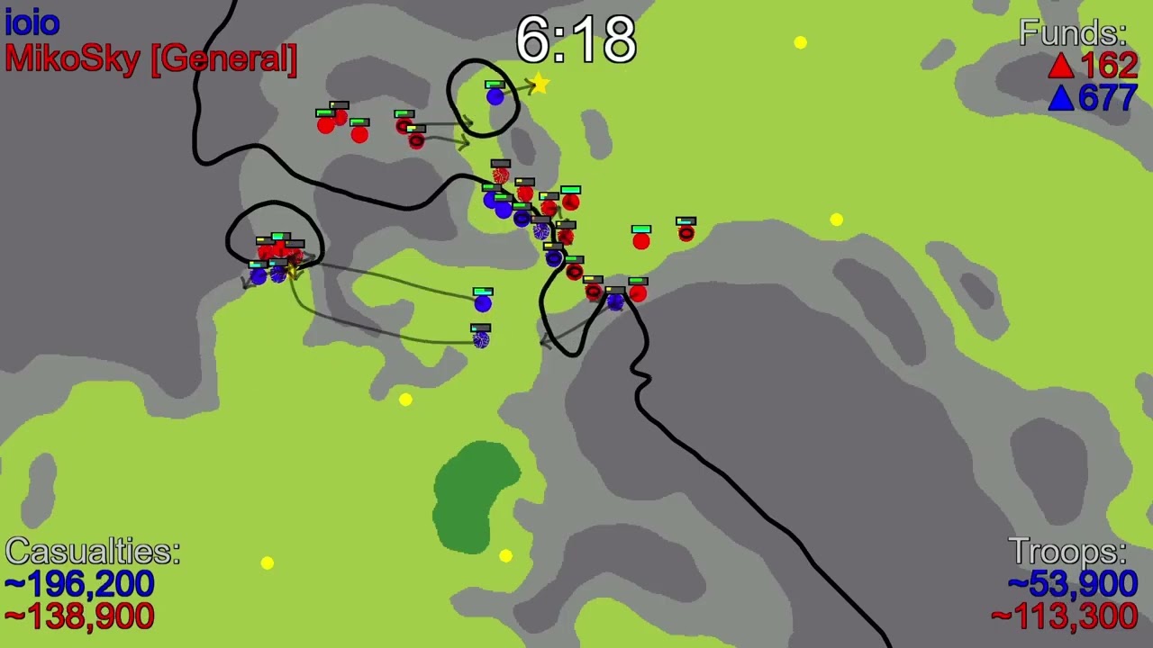 I love this map lol [War of Dots / Played as Redx2]