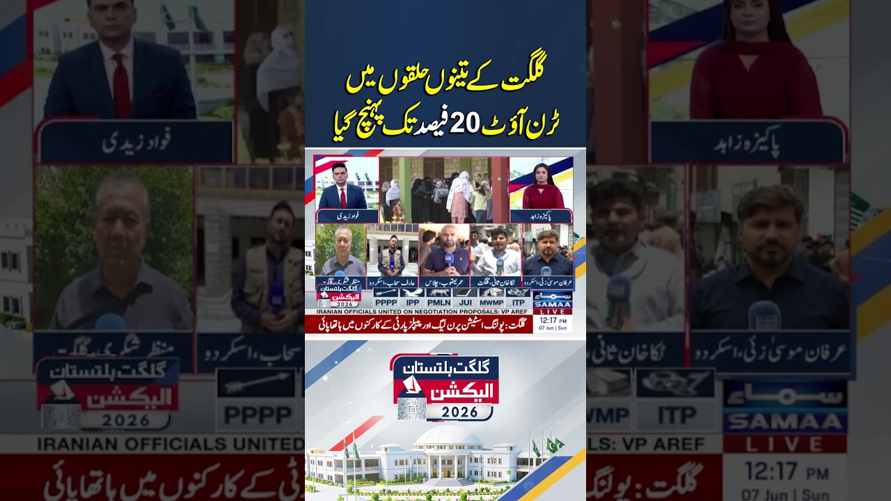 Voter Turnout Reaches 20% in All Three Gilgit Constituencies