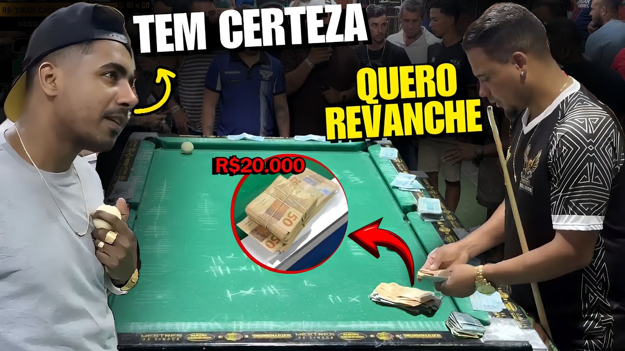 QUASE DEU TRETA NA REVANCHE ENTRE MAYCON TEIXEIRA X NEGO WALLISON VALENDO 2O MIL...