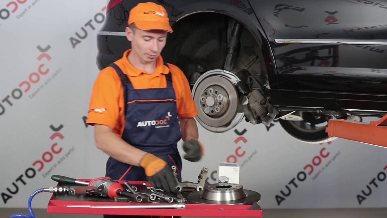 VW / AUDI / SKODA Zadní brzdové kotouče | Zadní brzdové destičky [NÁVOD]