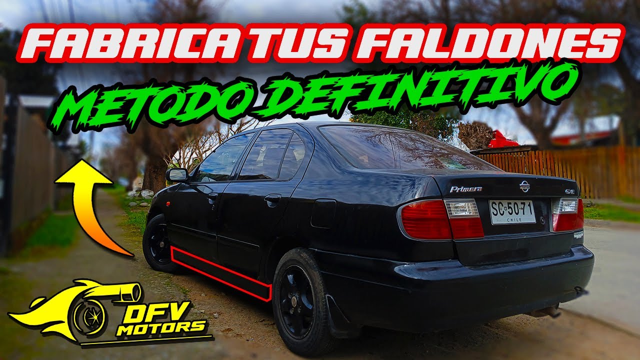 FABRICANDO FALDONES PARA MI NISSAN PRIMERA P11 | FALDONES PARA AUTO | DFV MOTORS