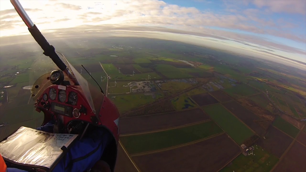 Microlight flight With Steve