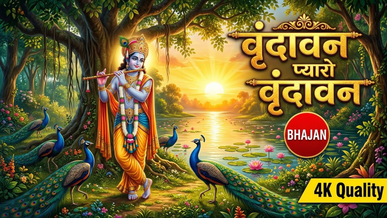 Vrindavan Pyaro Vrindavan व्रन्दावन प्यारो व्रन्दावन Bhajan || Sundar Geet || Bhagwat Bhajan #bhajan
