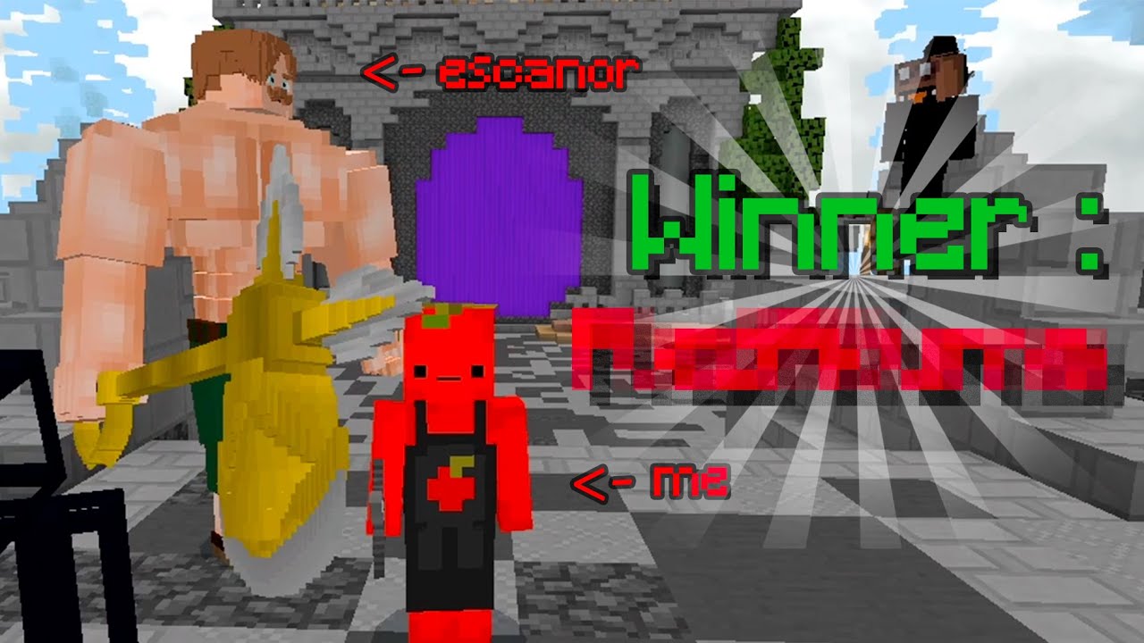 I fought ESCANOR on Minecraft...