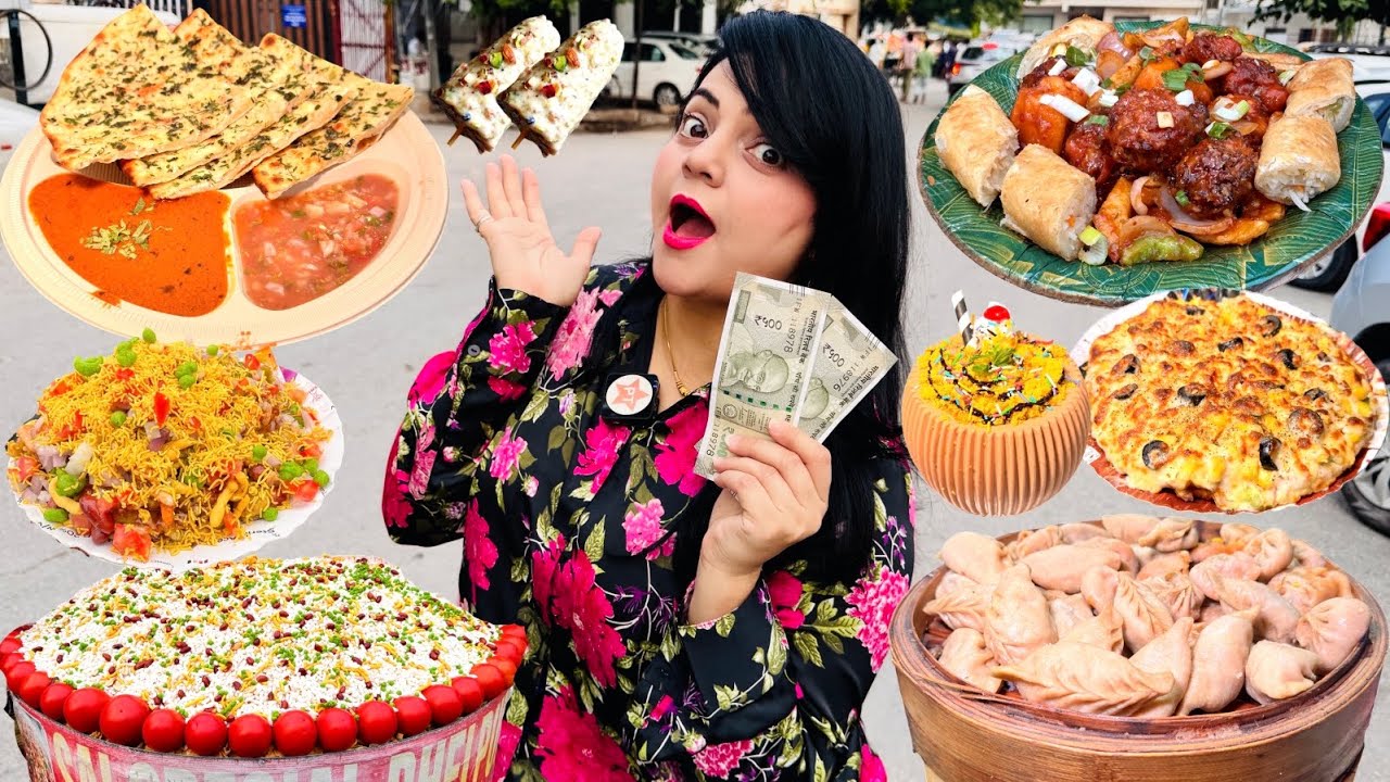 Rs 1000 Street Food Challenge | Panchkula Food Challenge 
