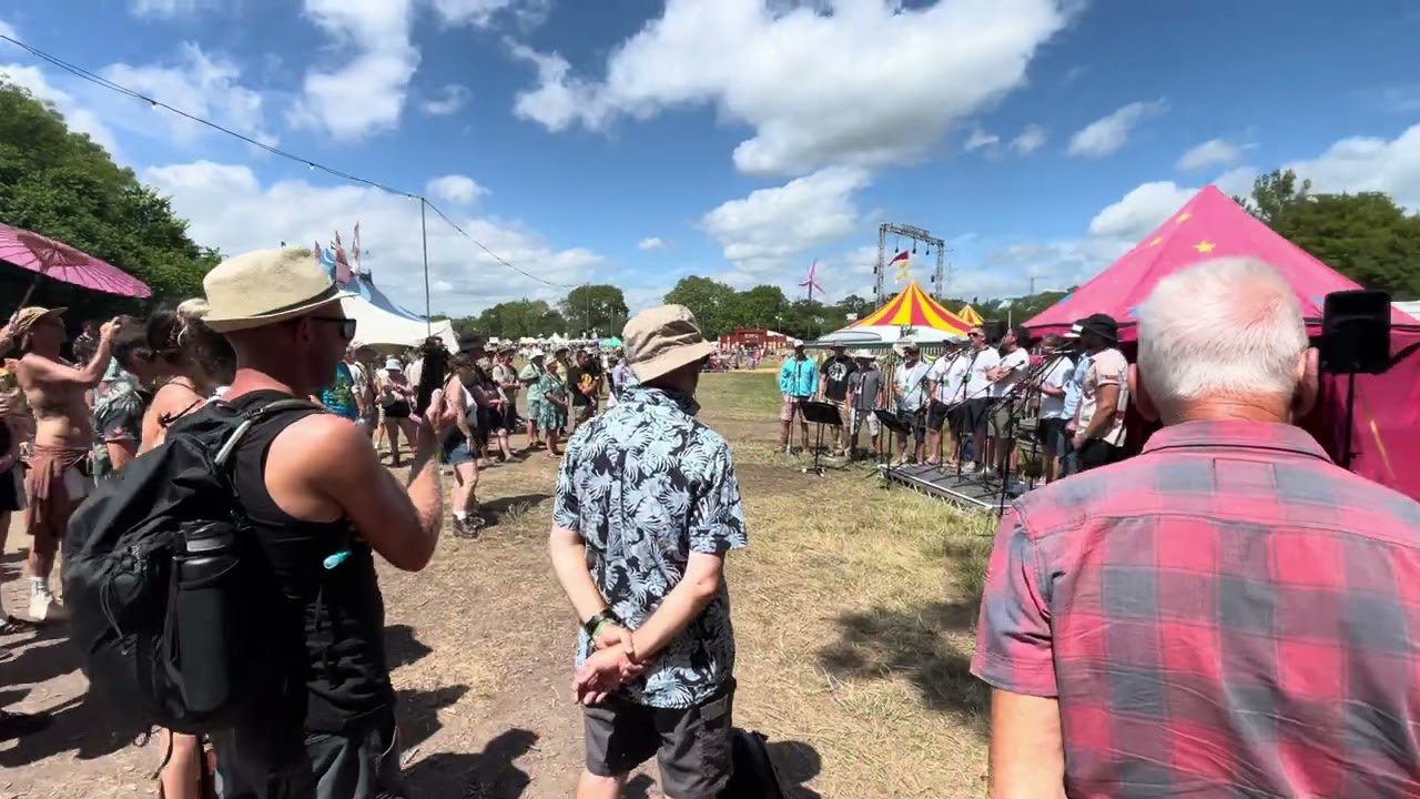 Harry's Song For Cornwall - THE OGGYMEN - at Crooner's Corner Glastonbury Festival 2025