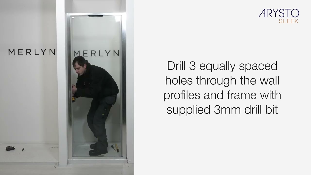 Fitting Video Arysto Sleek Infold Door
