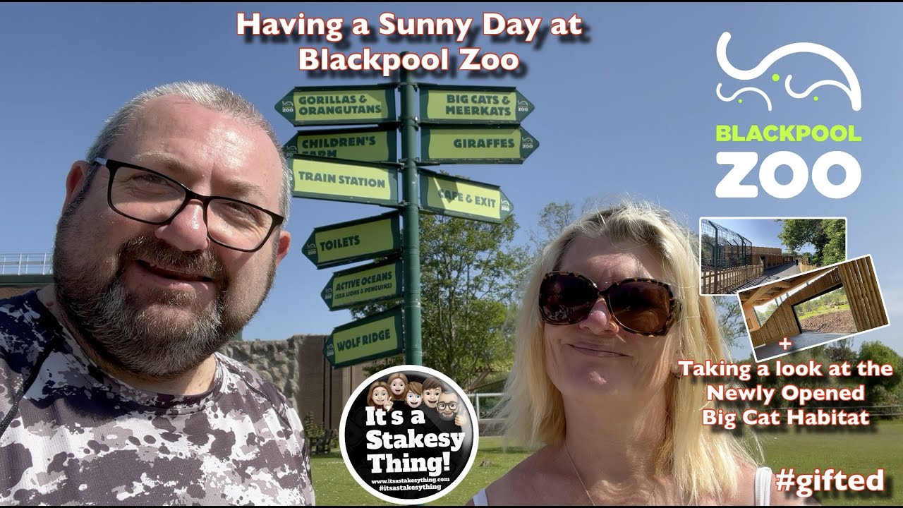 A Day at Blackpool Zoo, May 2023 New Big Cat Habitat #itsastakesything