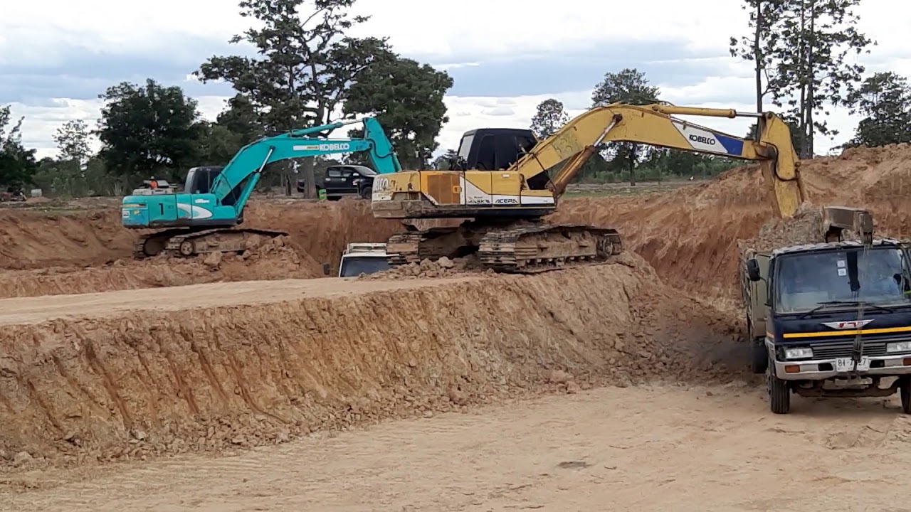 รีวิว kobelco sk200-1 VS sk200-super-x ดั้มแรงทุกคัน excavator EP.5187