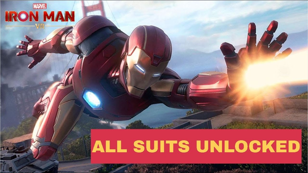 ALL SUITS 100% UNLOCKED! - MARVEL'S IRON MAN VR (2020)
