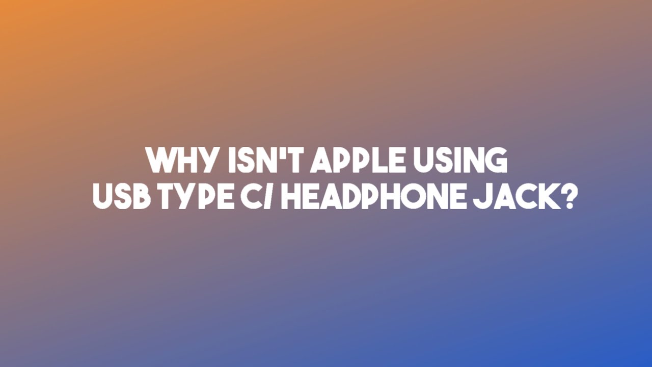 AG Talk Show: Why Apple Doesn&rsquo;t Have USB Type C/Headphone Jack?