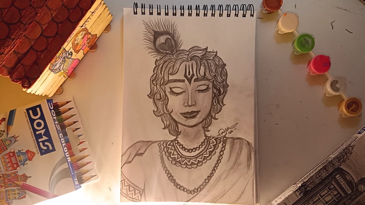 वासुदेव श्री कृष्ण 🙇🙏#vasudev #drawing #krishnadrawing #pencildrawing #pencilsketch 