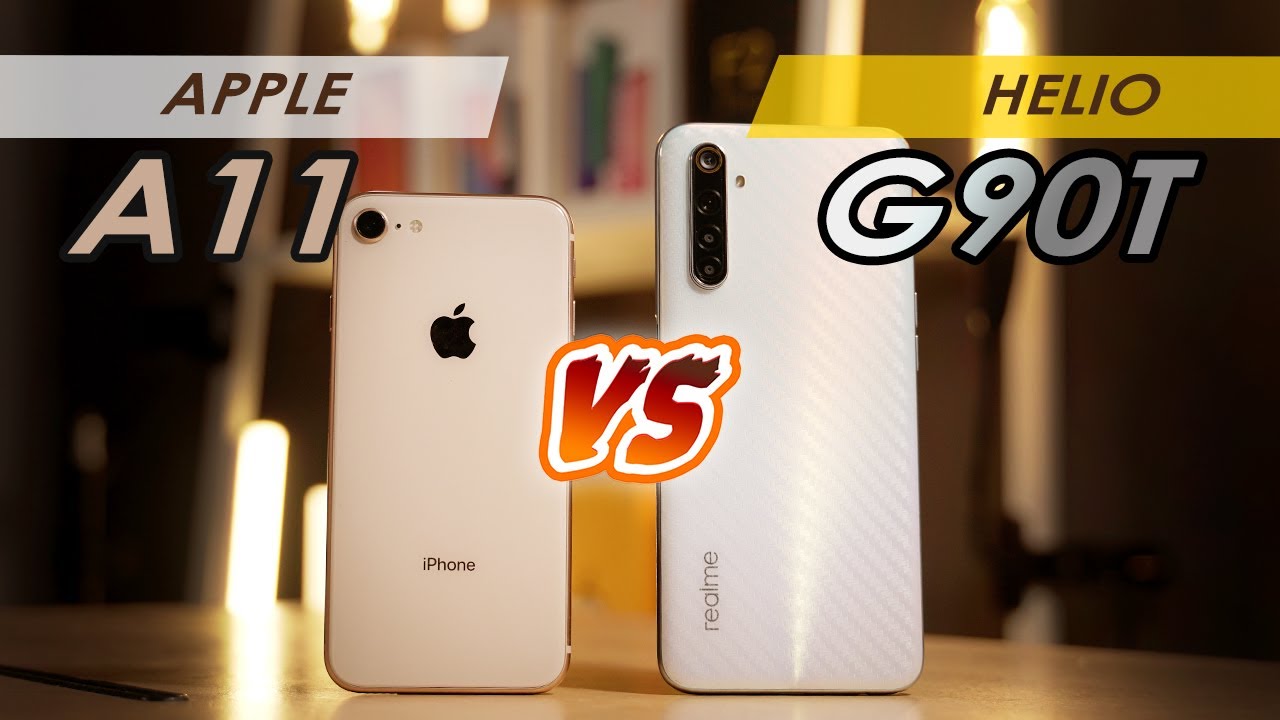 SPEED TEST IPHONE 8 VS REALME 6