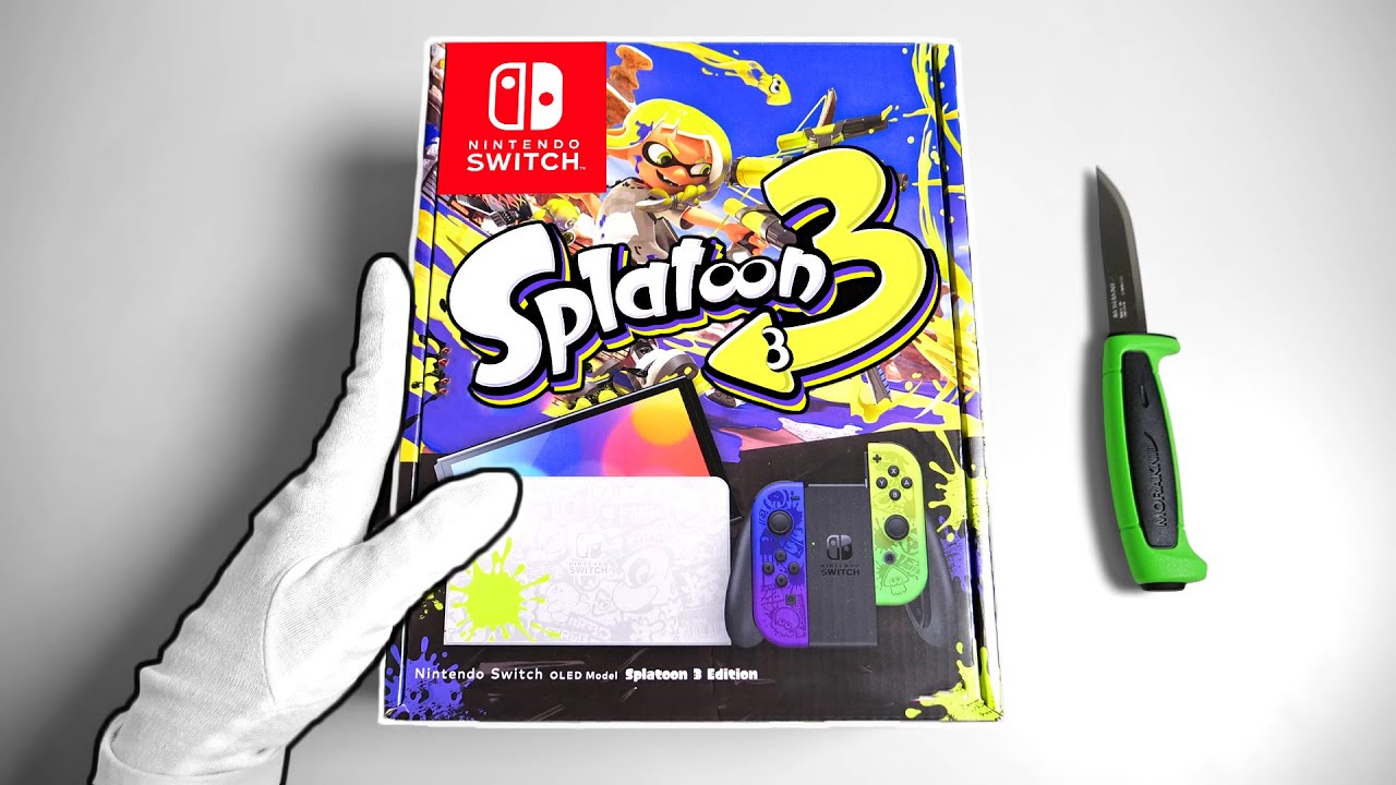 Best NINTENDO SWITCH OLED Special Edition? - Unboxing Splatoon 3 Console + Wii U