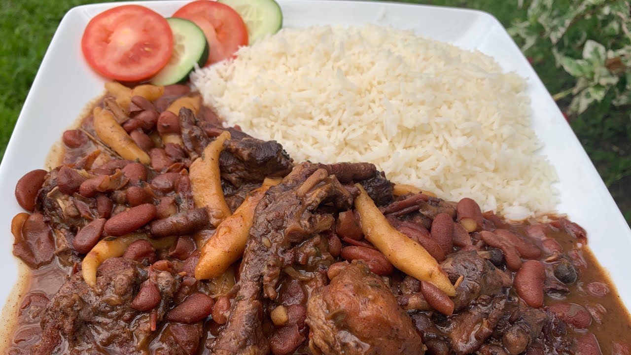 Jamaican Stew Peas with Chicken | No Pork Recipe | Jamaican Authentic Recipes TAZKitchen