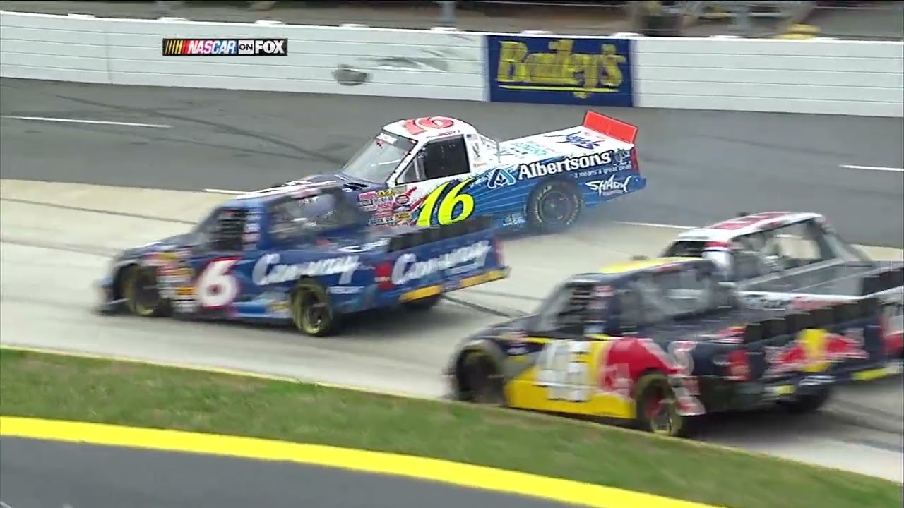 NASCAR tucks all crashes 2008 Kroger 250