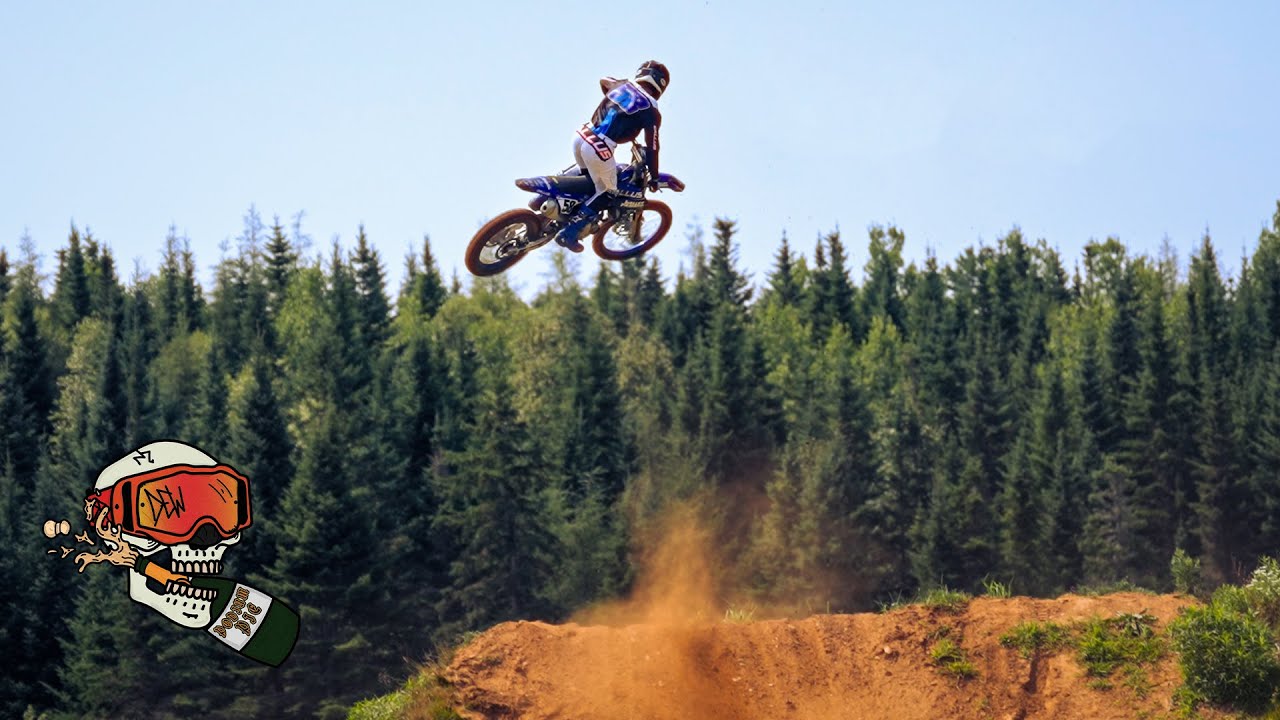 This motocross track has INSANE jumps...