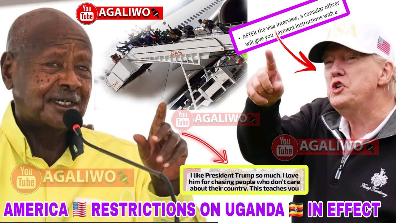 AMERICA EYONGEDDE KU UGANDA NATI ENDALA. BANA-UGANDA BAKAABA. PRESIDENT MUSEVENI ASIIMYE TRUMP...
