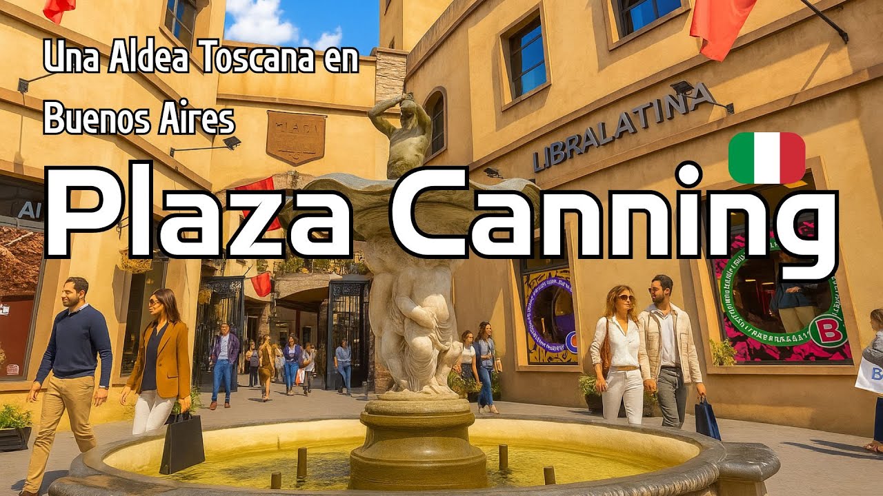 Plaza Canning 🇮🇹 El rincón italiano que NO parece Argentina