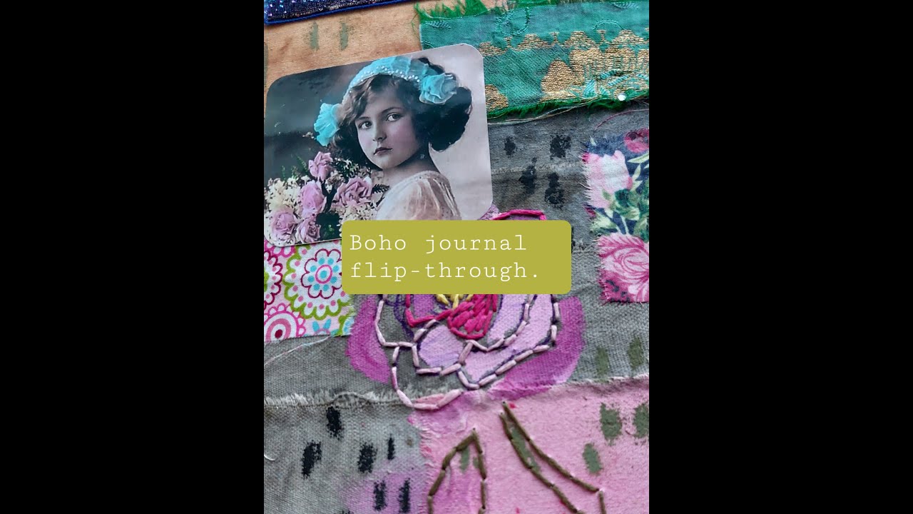 Boho journal flip-through. ( SOLD. )