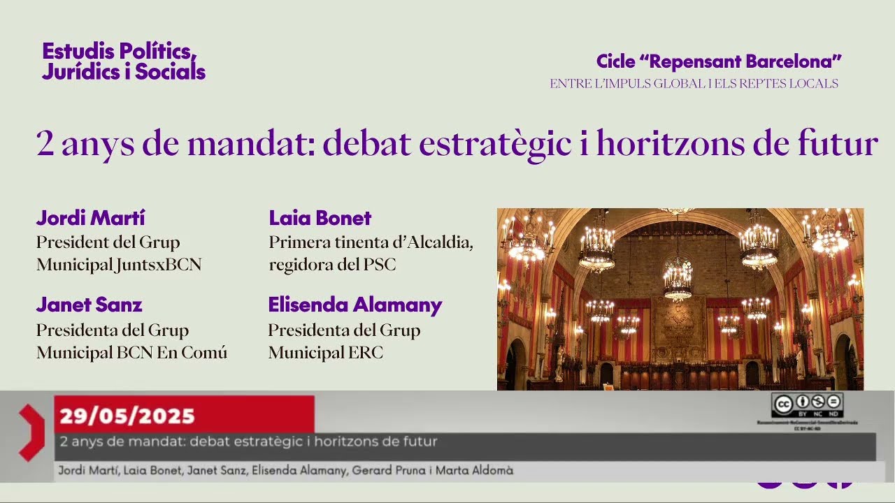 2 anys de mandat. Debat estratègic i horitzons de futur