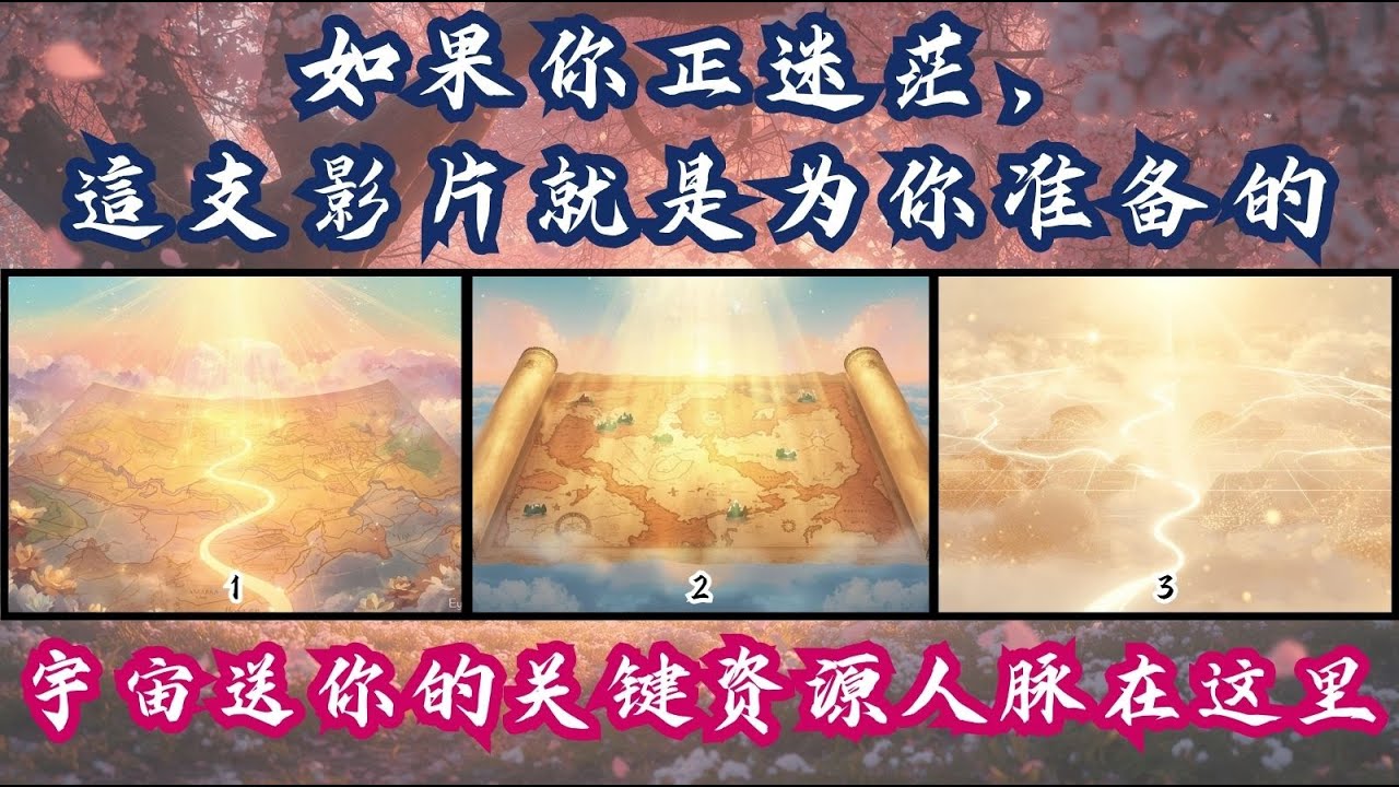 如果你正迷茫，這支影片就是為你準備的｜宇宙送你的关键资源机会人脉正在這裡｜無時間限製 TIMELESS