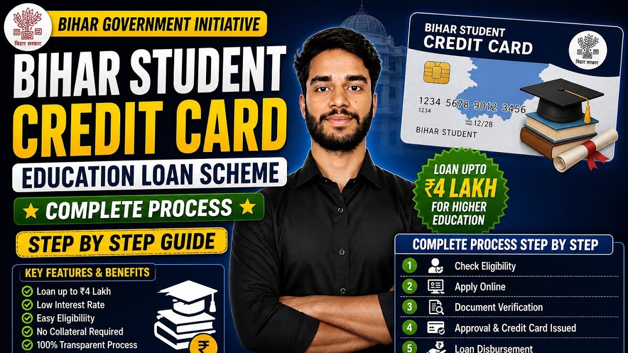 Bihar Student Credit Card | Complete Process Step by Step | Education Loan Guide