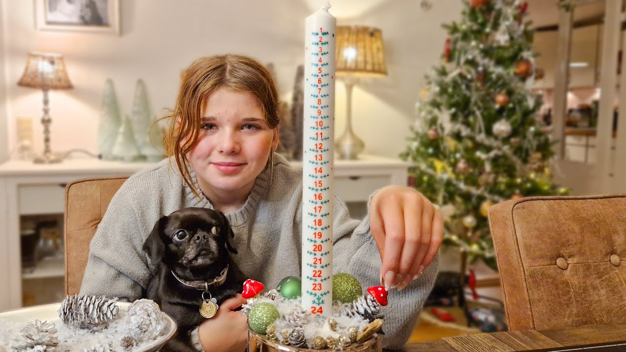 FIA LAVER KALENDERLYS MED LER🕯✨️✨️