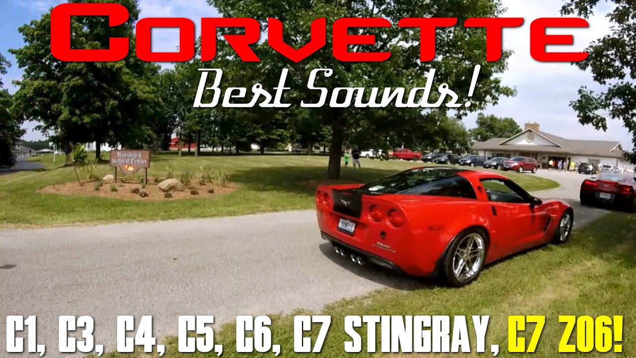 BEST Corvette Exhaust Sound Compilation! C1, C3, C4, C5, C6, C7 Stingray and C7 Z06!