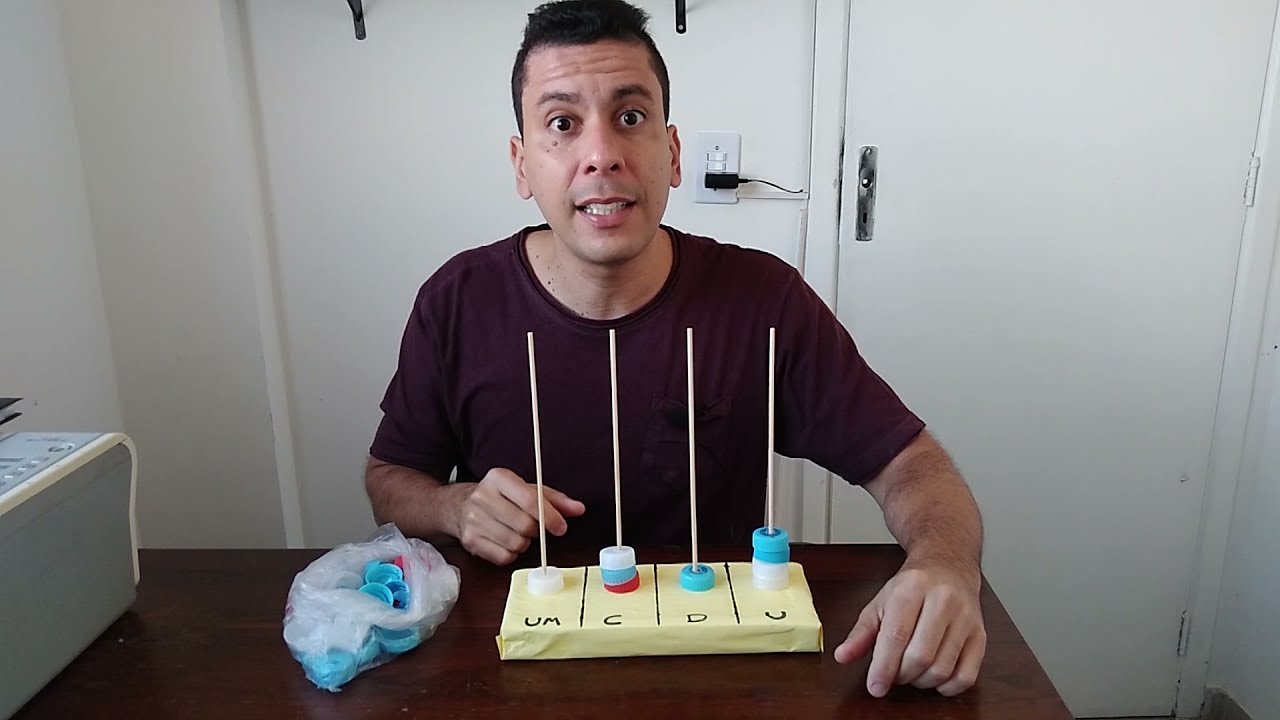 Como fazer Ábaco Aberto com material reciclado