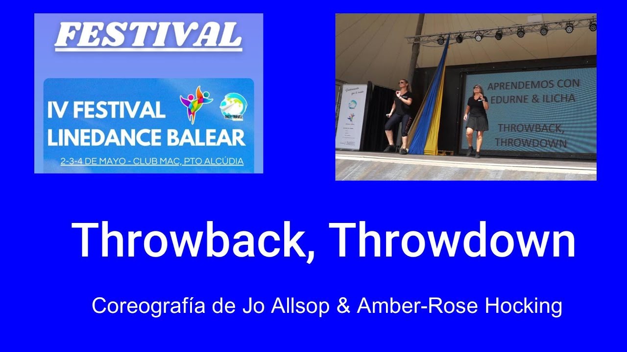 THROWBACK, THROWDOWN Linedance