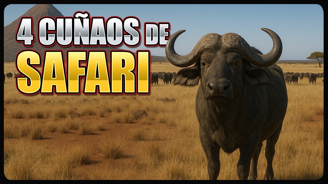 🐃 4 Cazadores por África en Way of the Hunter