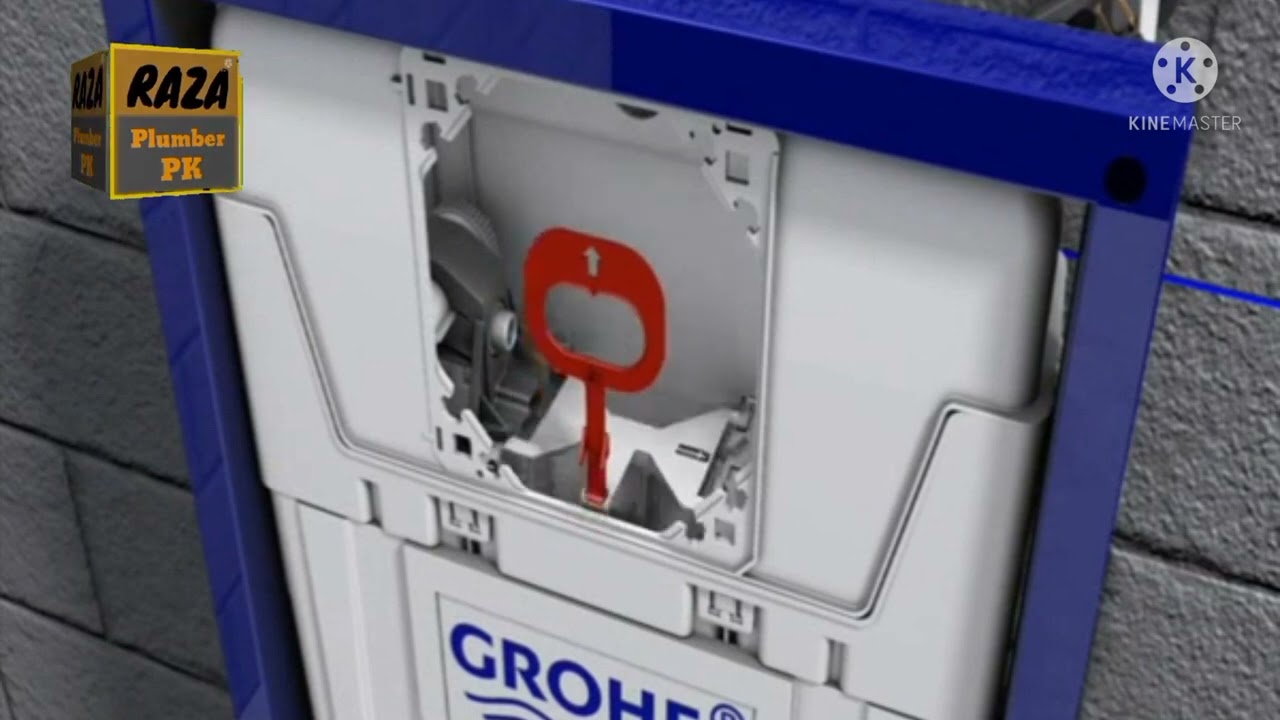 Grohi flush tank installation #raza plumber pk #green #flush