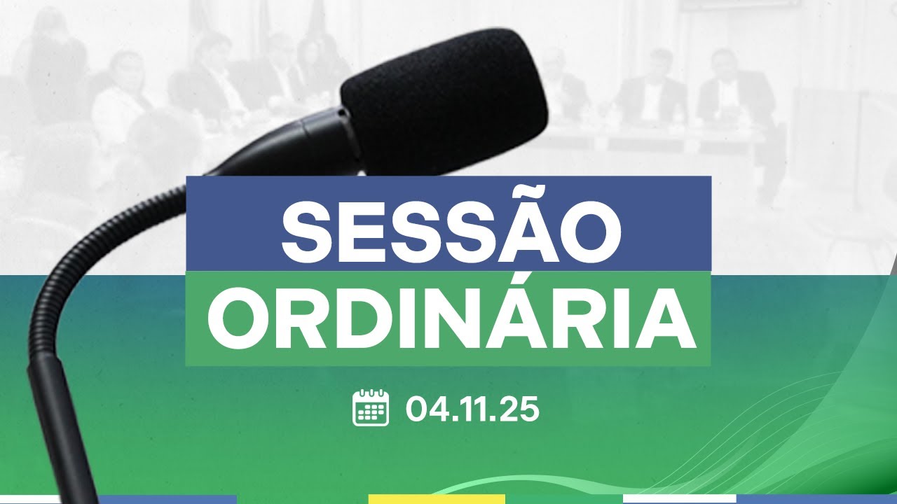 Sessão Ordinária da Câmara Municipal de Jaguaruana 04/11/2025