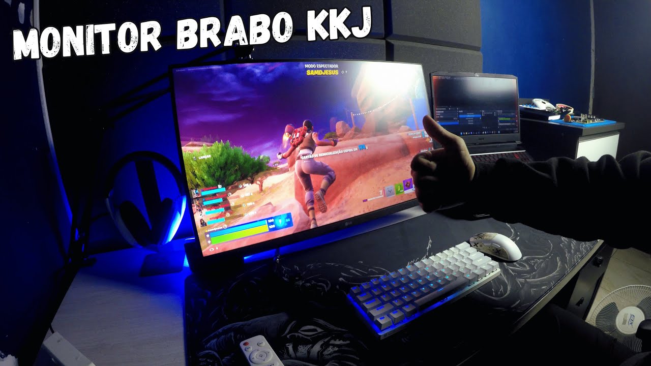 Meu Setup Ficou LINDO com Esse Monitor!