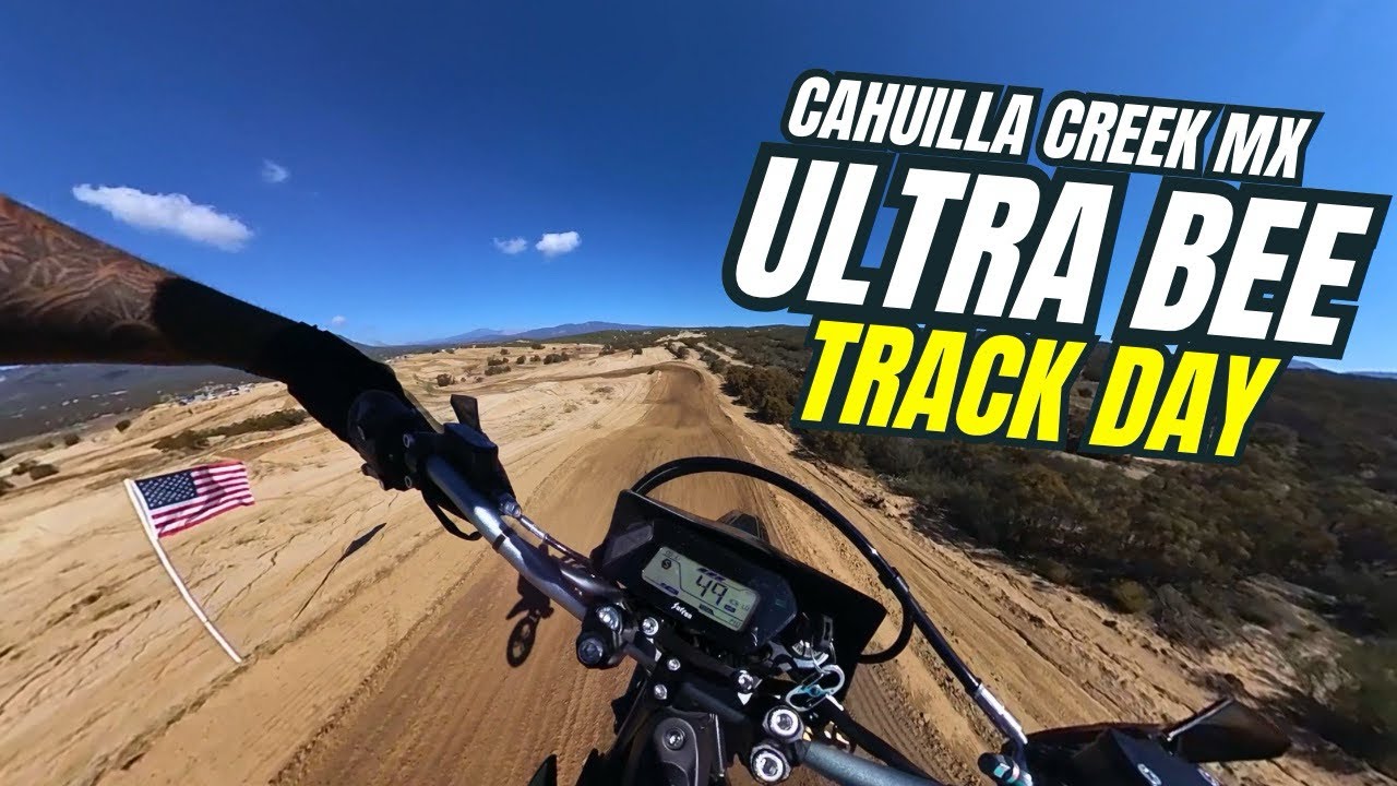 Taking the Surron Ultra Bee for a track day at Cahuilla Creek MX 