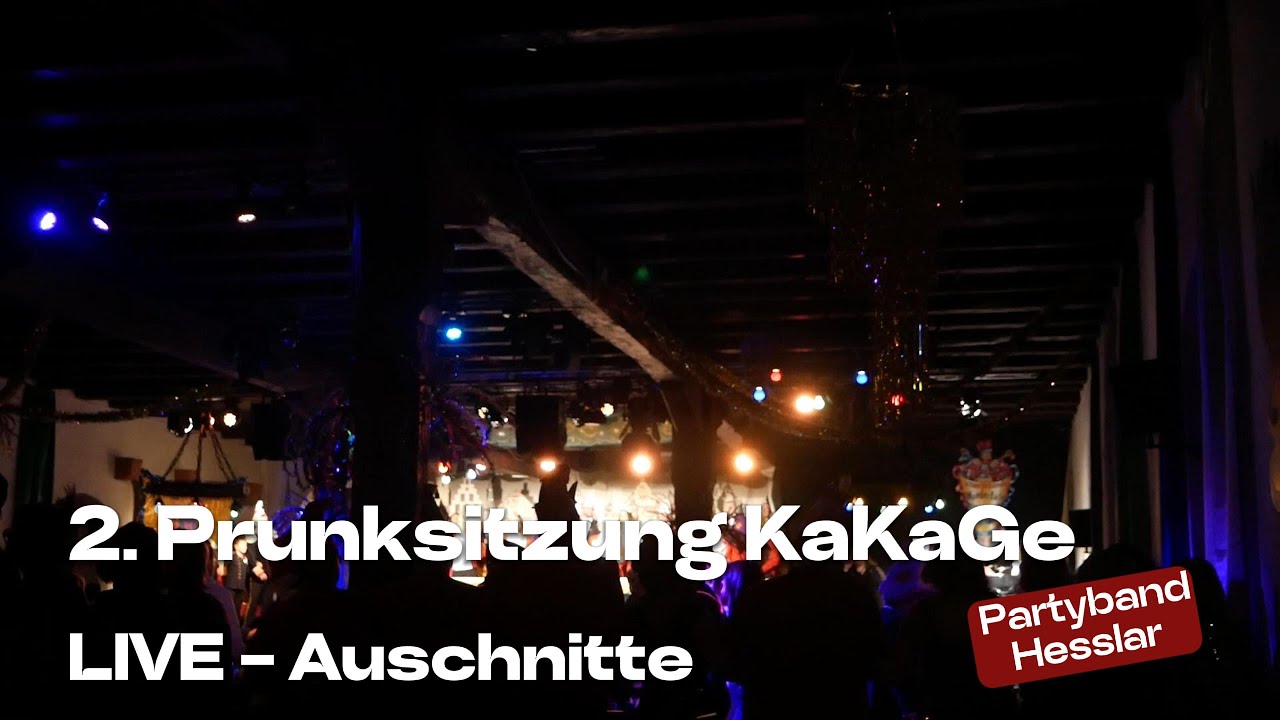 Partyband Hesslar - Ausschnitte - 2. Prunksitzung KaKaGe - LIVE 2026