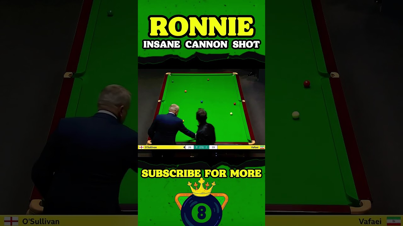 RONNIE’S INSANE CANNON SHOT 🤯🎱