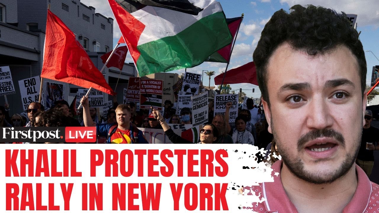 LIVE: Columbia Student Union Rallies in Support of Khalil Mahmoud | Donald Trump |  N18G