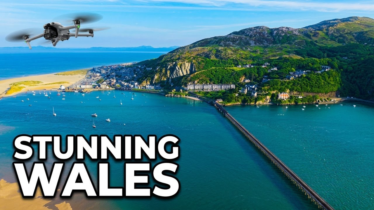 Barmouth, Wales - 'Stunning Aerial Views' - DJI Air 3S