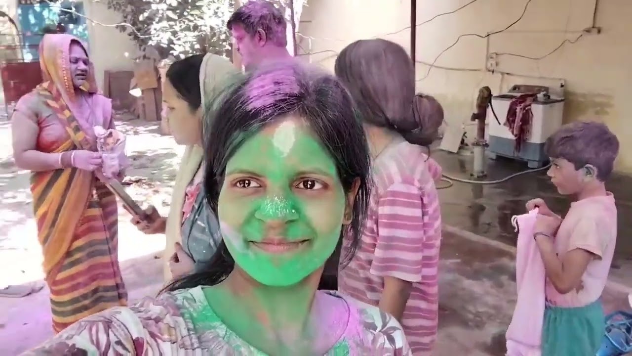 Hali ka vlog// holi  deily vlogging channa// miss arti vlogging channal