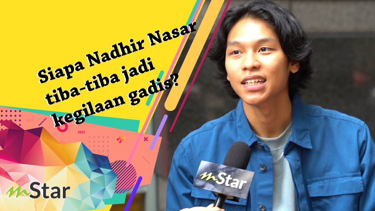 Cara Nadhir Nasar cakap memang macam bad boy! Boleh tahan kacak jumpa face to face...
