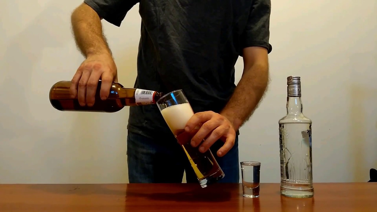 DRINK: jak zrobić U-BOOTa - ( drinka z piwa ) przepis na beer coctail #2
