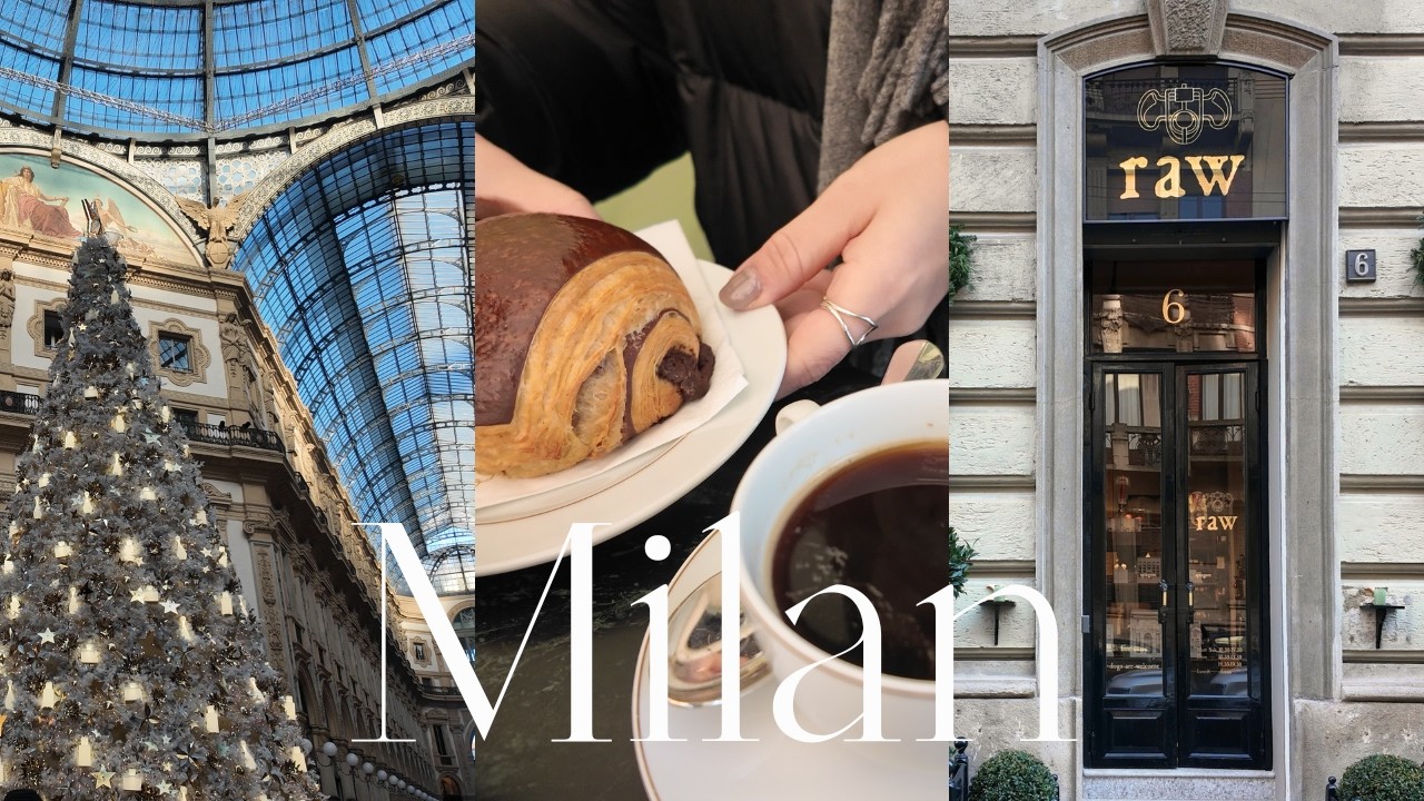[vlog] ミラノ旅行｜美味しいイタリア料理を食べ尽くし｜有名ベーカリー2選｜インテリアショップ