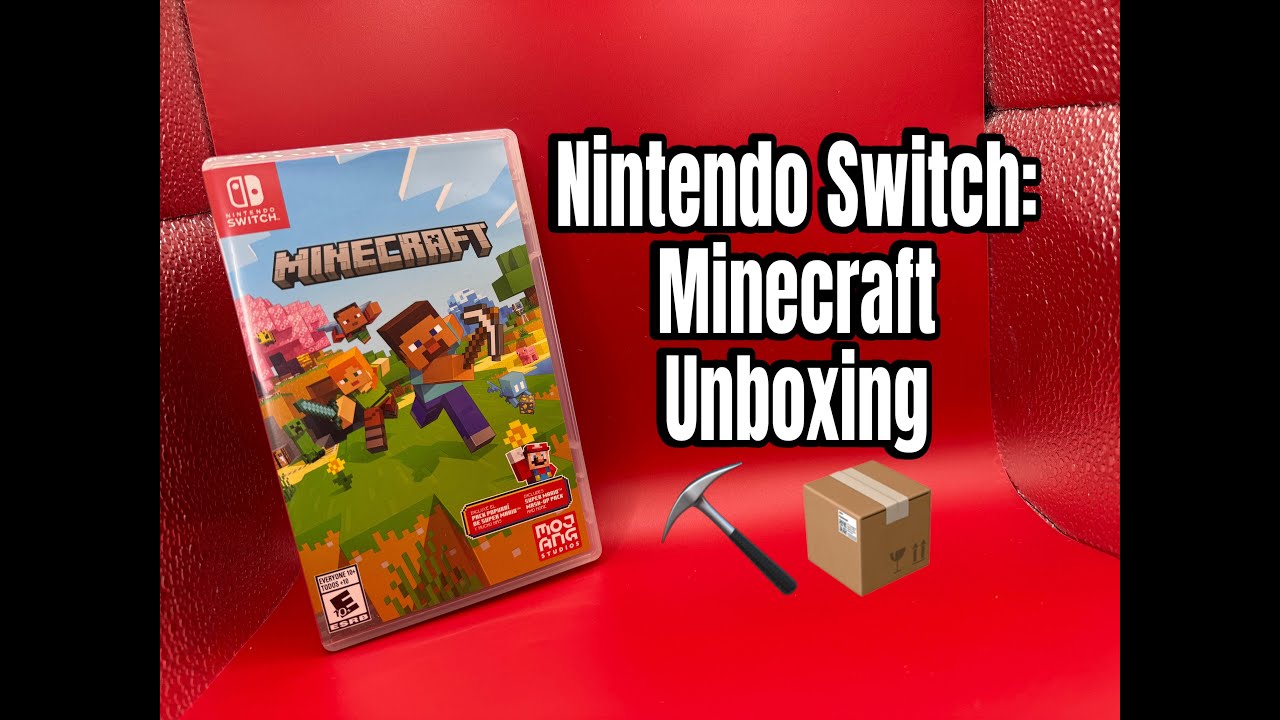 NEW Minecraft Nintendo Switch 2025 | Unboxing (Super Mario Mash Up Pack)