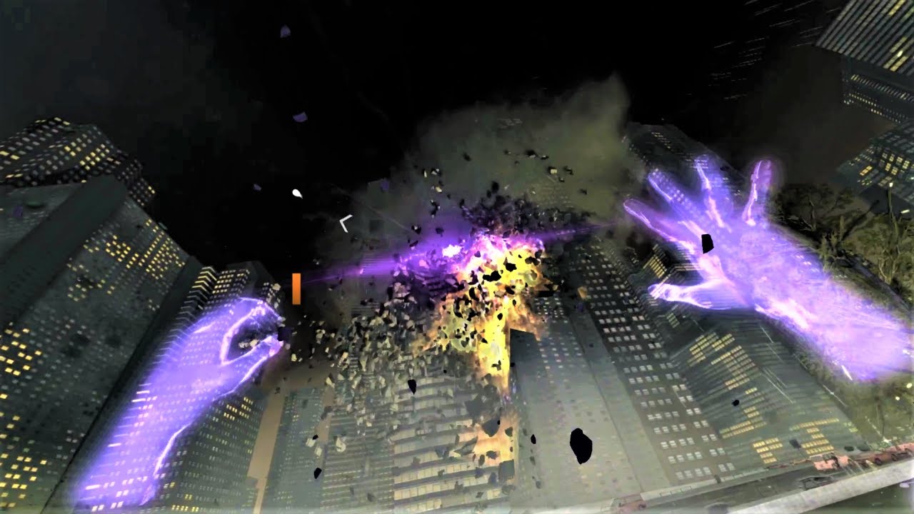 ヒーローとなってビルを粉々に破壊しながら街を救うVRゲーム【Megaton Rainfall】