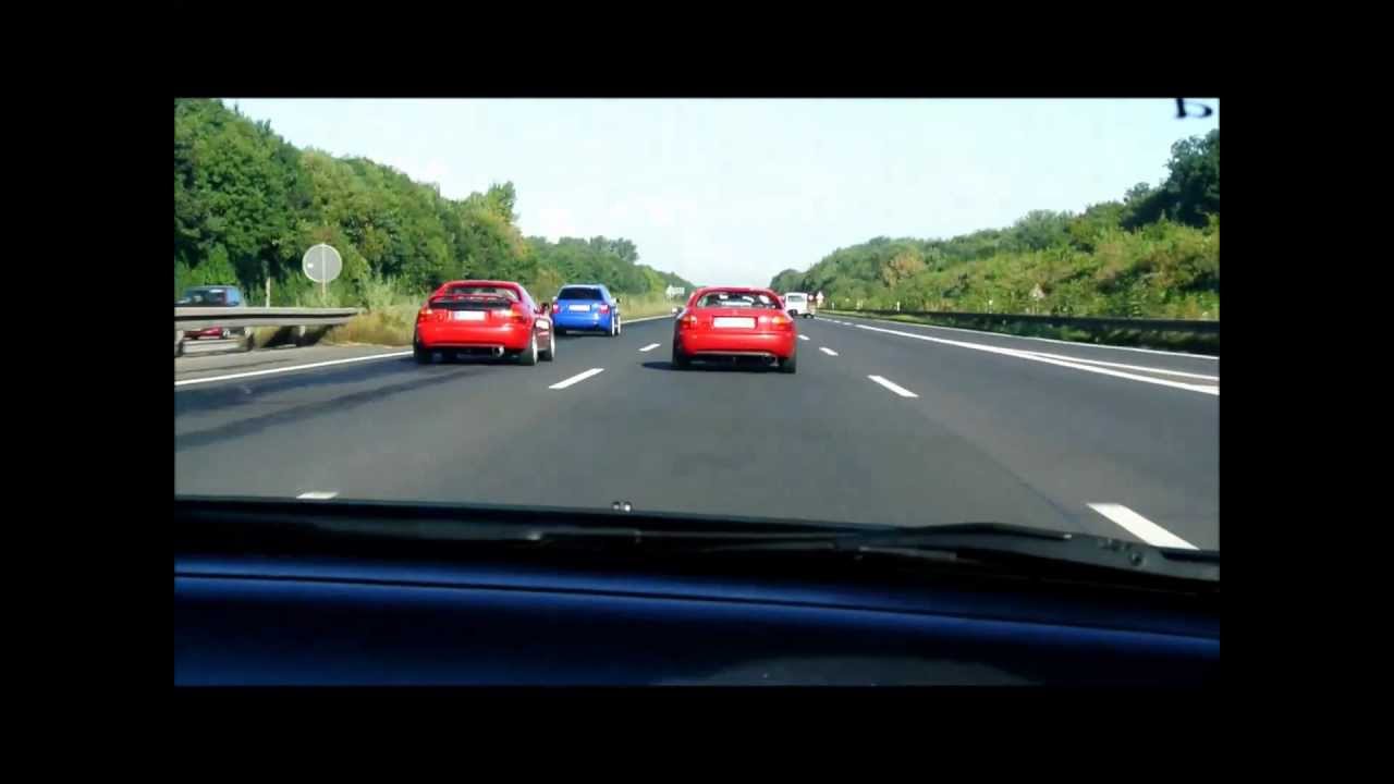 Honda Del Sols on the Highway